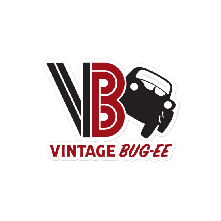 VB Black and Red || Vintage Bugee Stickers - Image 2