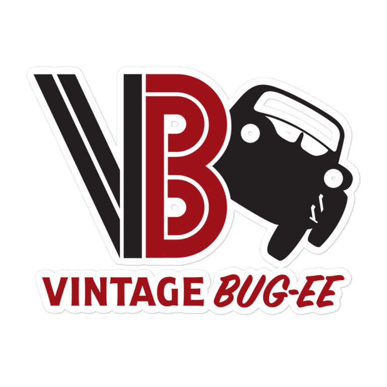 VB Black and Red || Vintage Bugee Stickers - Image 3