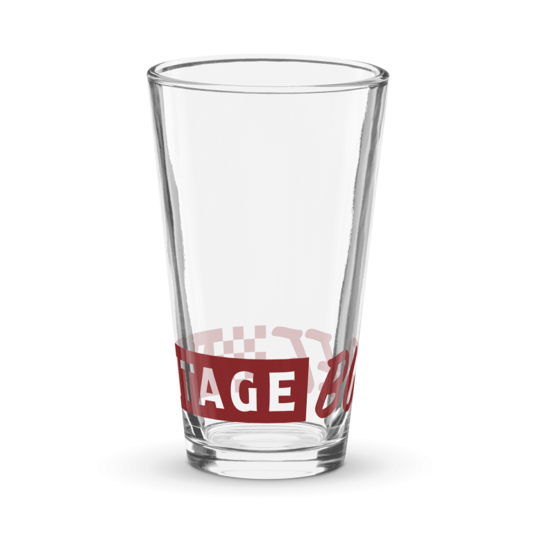Red Logo || Vintage Bugee Pint Glass