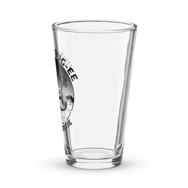Black Baja || Vintage Bugee Pint Glass - Image 4