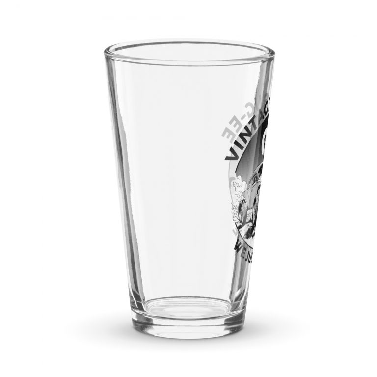 Black Baja || Vintage Bugee Pint Glass - Image 3