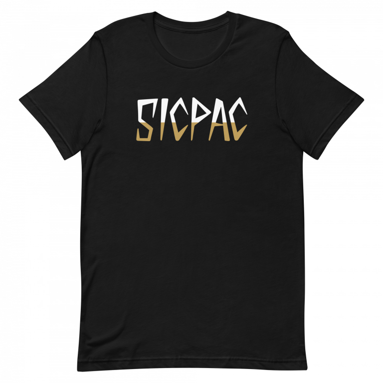 SicPac White Gold Split || Cozy Regular Fit T-Shirt