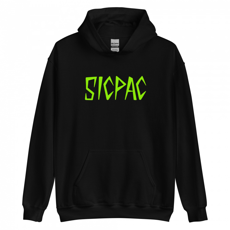 SicPac Green on Black || Hoodie