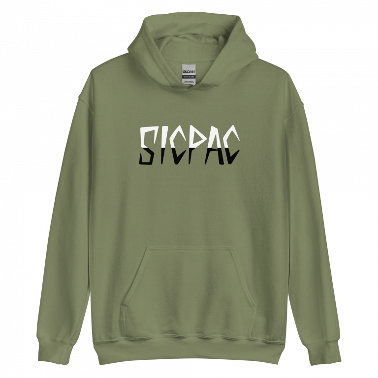 SicPac White Black Split || Hoodie