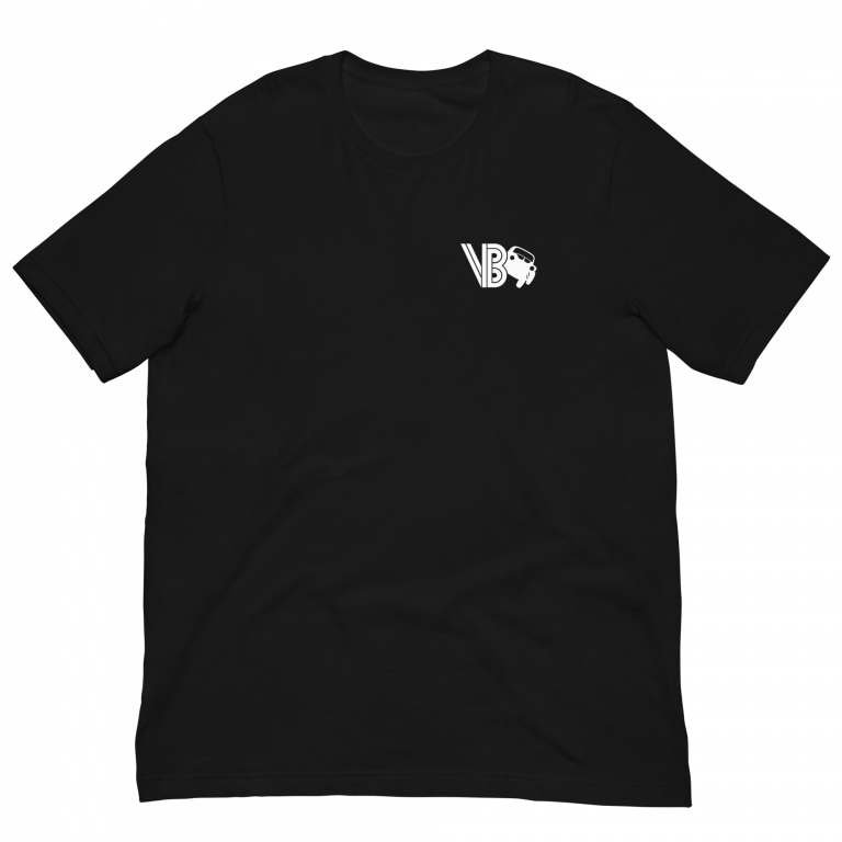 VB Black and White || Cozy Regular Fit T-Shirt