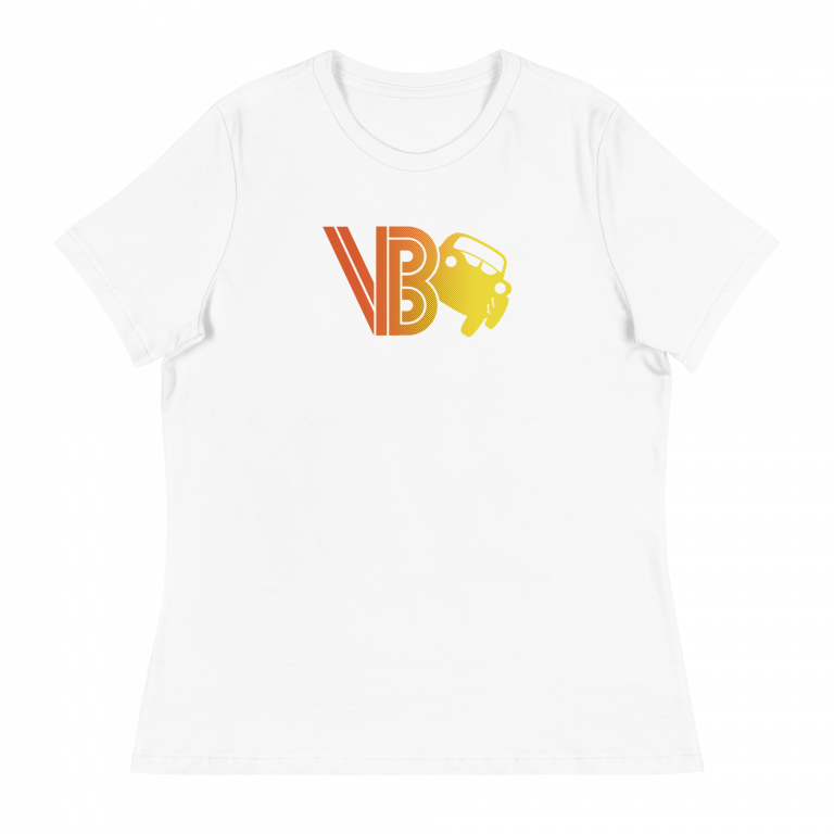 VB Orange and Yellow Front and Back || Womens Short Sleeve T-Shirt - Image 4