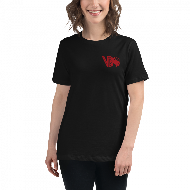 VintageBUGEE Black and Bronze || Women's Relaxed Fit T-Shirt