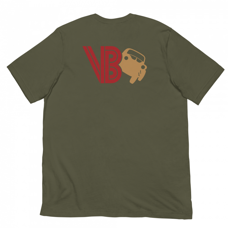 VintageBUGEE Red+Gold || Cozy Regular Fit T-Shirt - Image 4