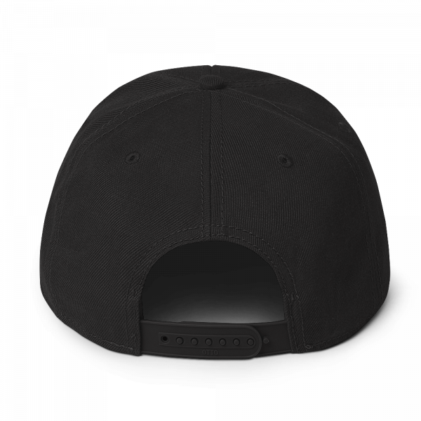 Steppin Black Snapback Hat - Image 3