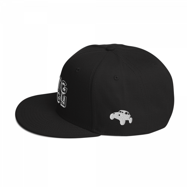 Steppin Black Snapback Hat - Image 4