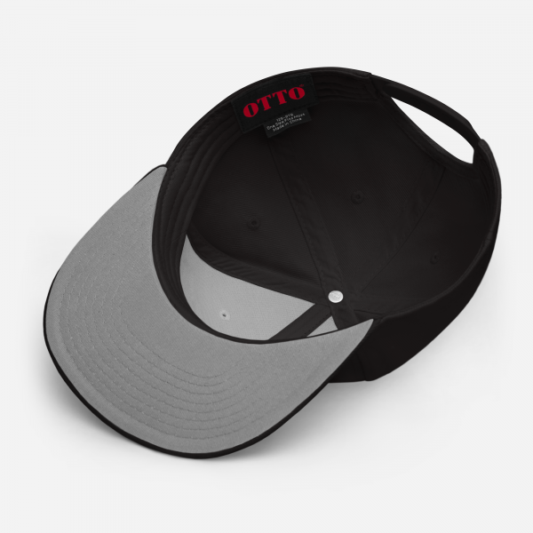 Steppin Black Snapback Hat - Image 2