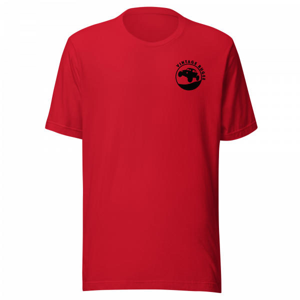 Steppin Collection Tee | Black Bugee Front and Large Logo Back | Vintage Bugee Grey Relaxed Comfy Tee - Image 7