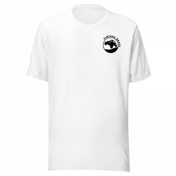 Steppin Collection Tee | Black Bugee Front and Large Logo Back | Vintage Bugee Grey Relaxed Comfy Tee - Image 5