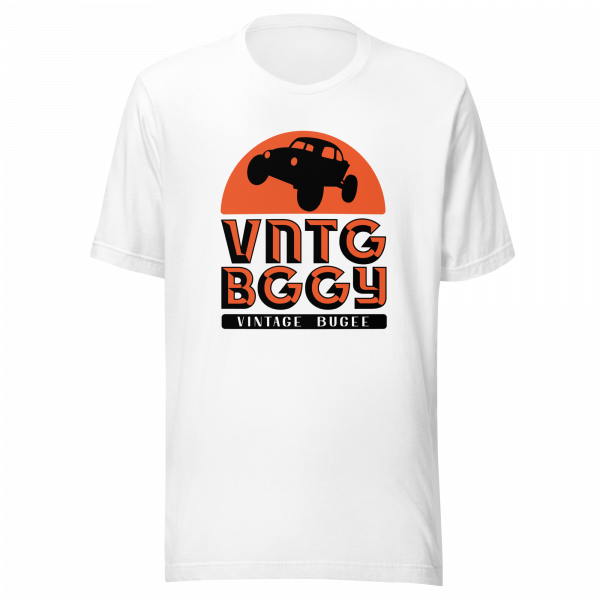 Steppin Collection Tee | Orange and Black Large Logo Front Only | Vintage Bugee Grey Relaxed Comfy Tee - Image 4
