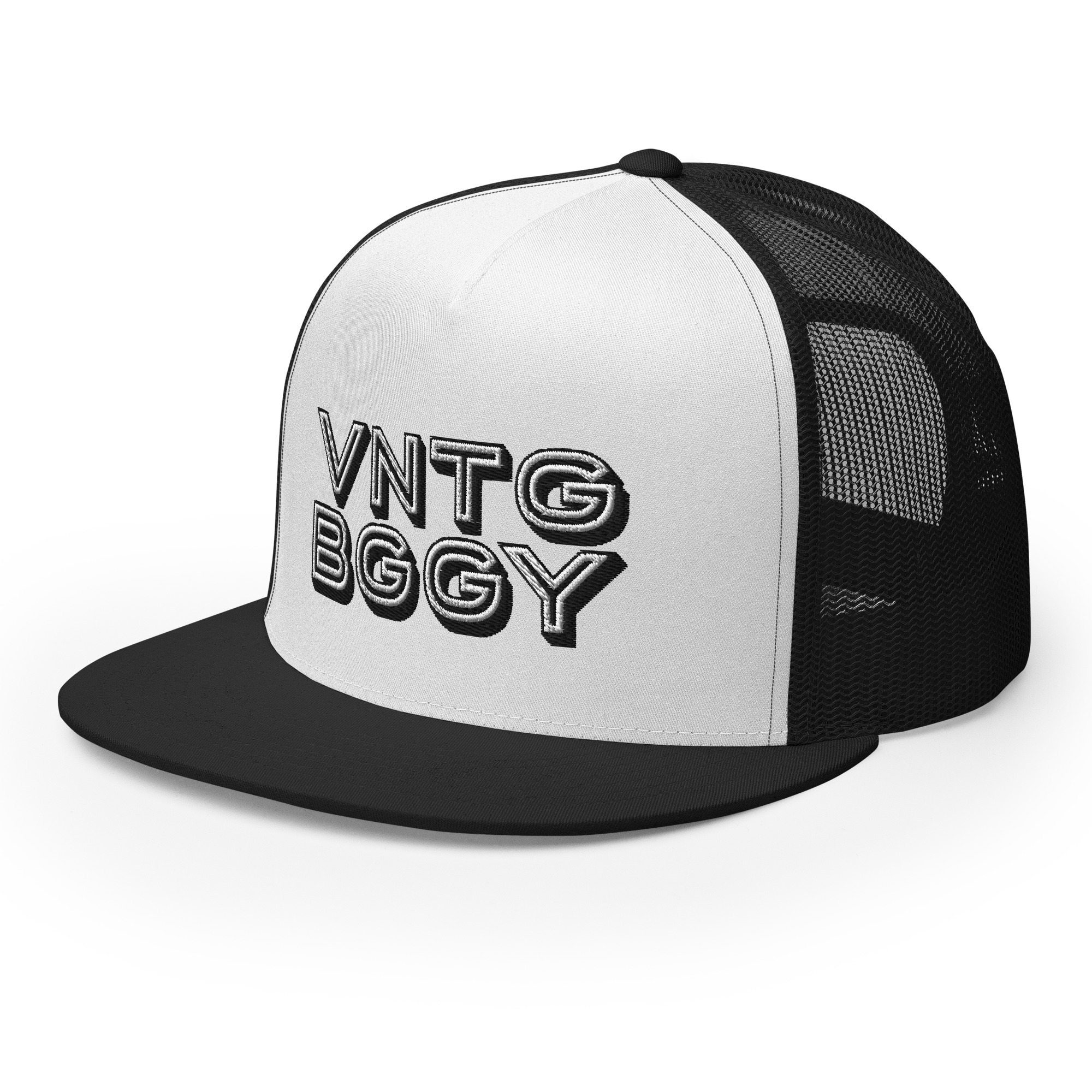 Steppin White Trucker Cap - Image 29