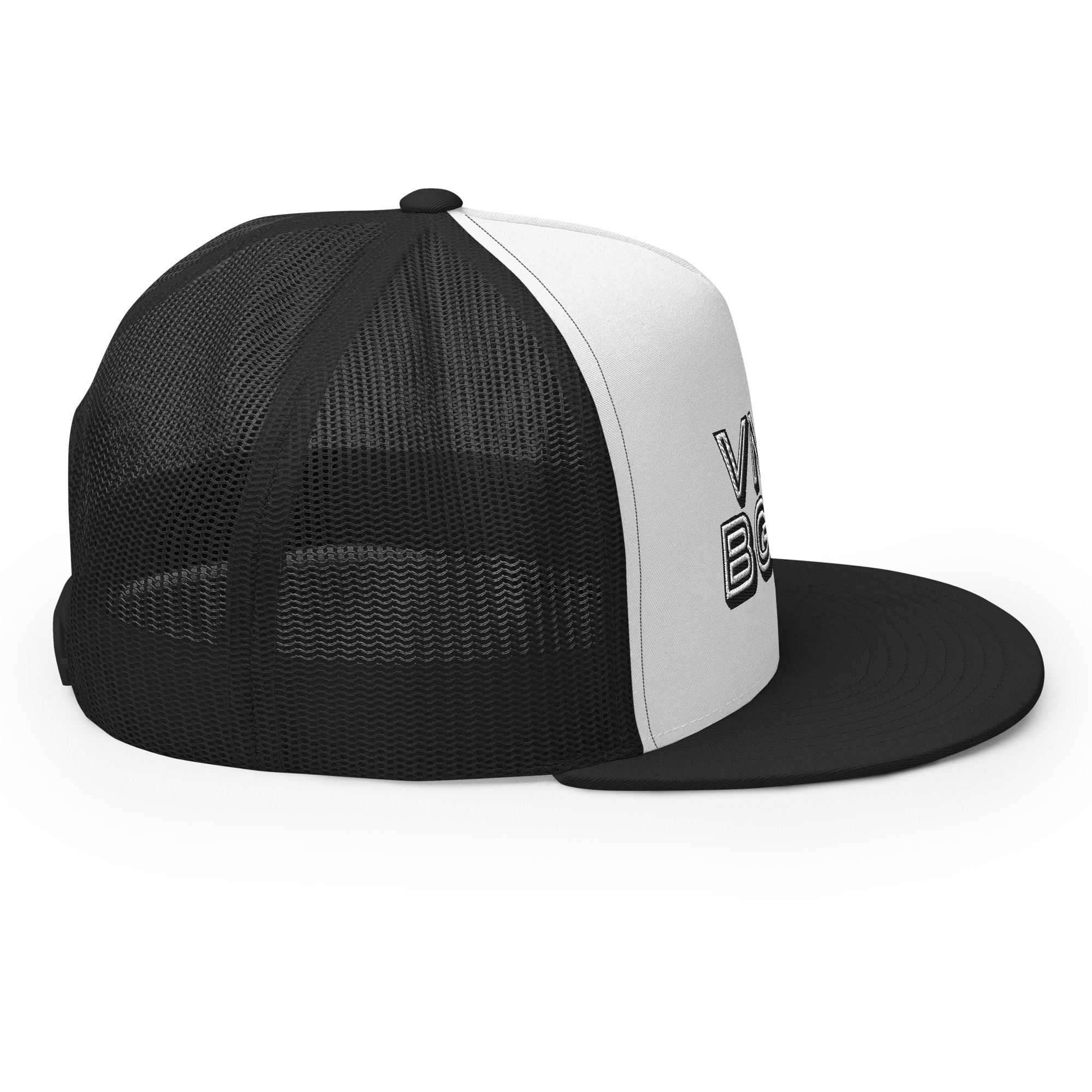 Steppin White Trucker Cap - Image 30