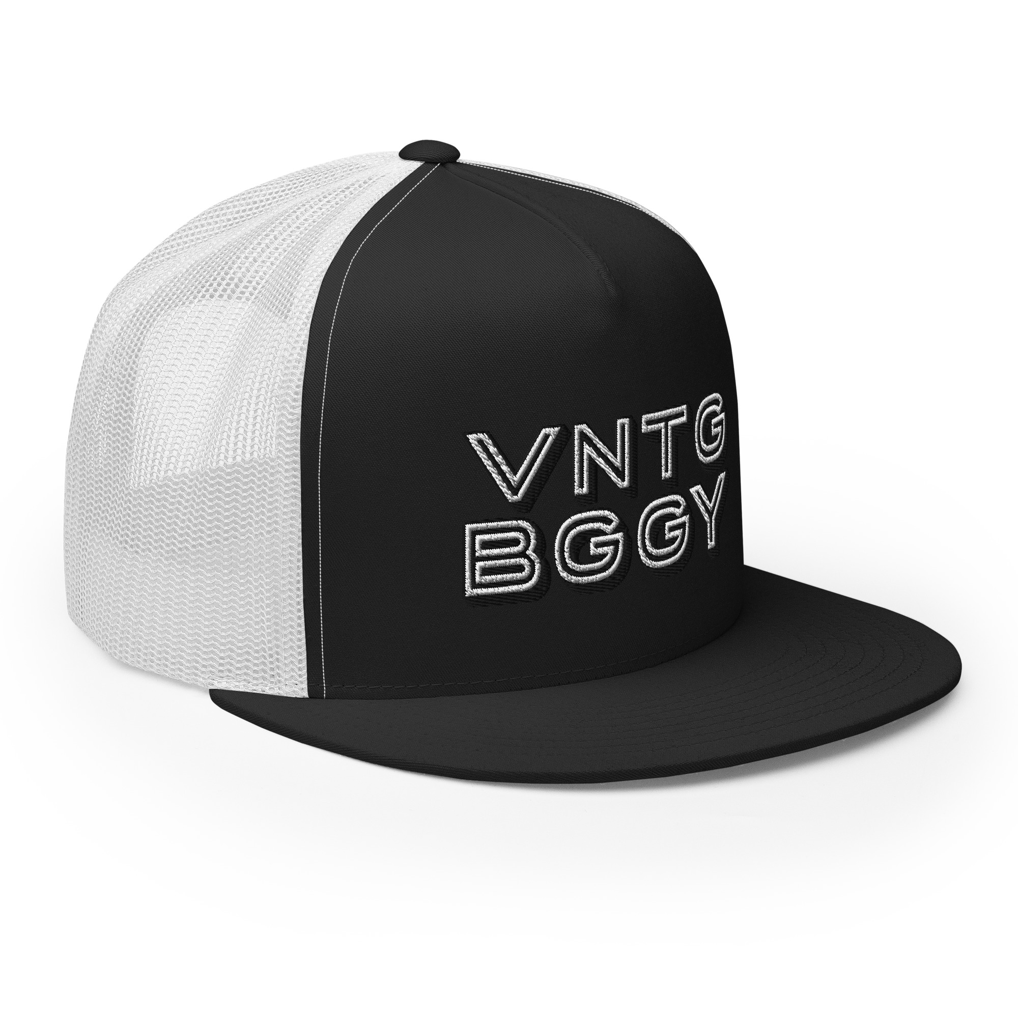 Steppin White Trucker Cap - Image 7