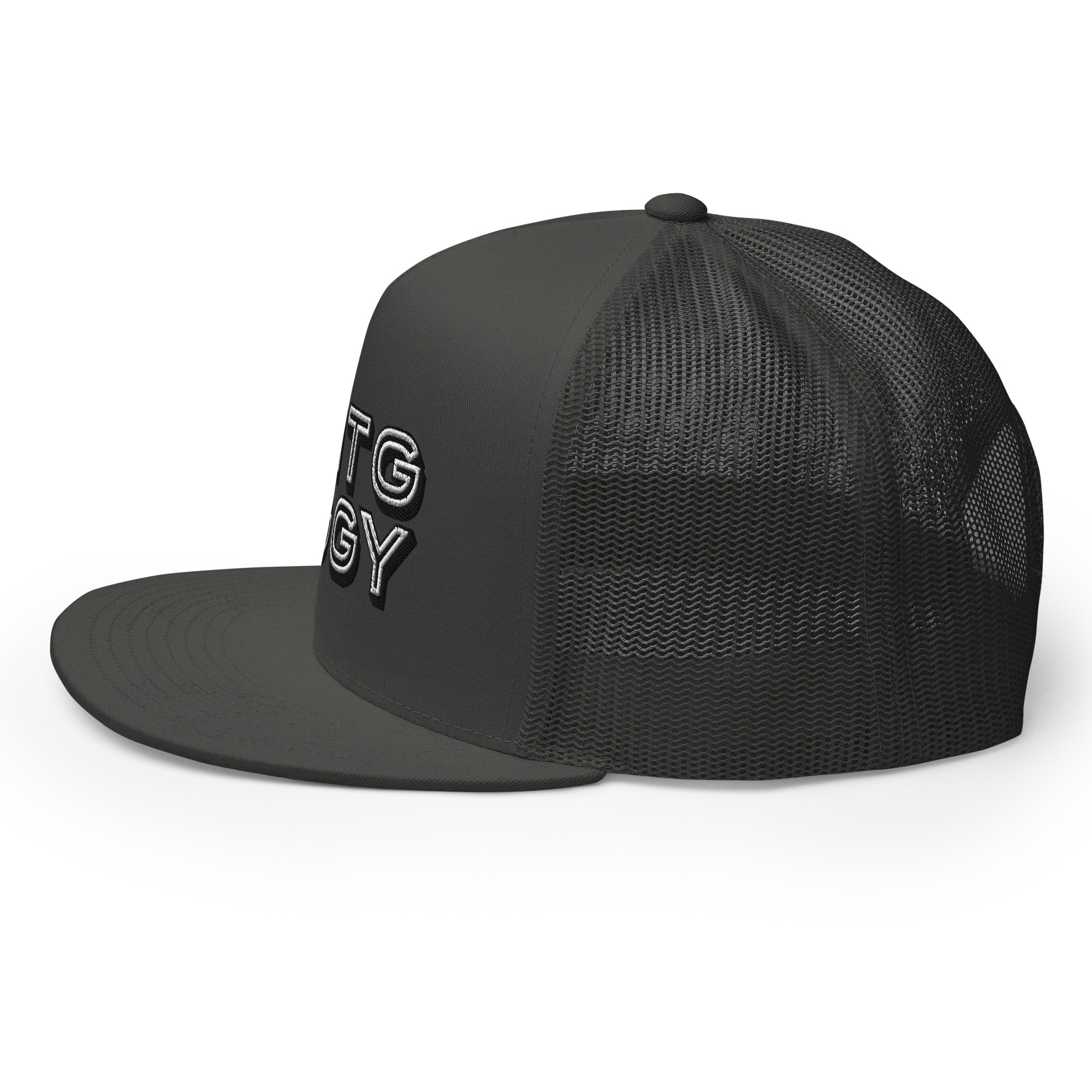 Steppin White Trucker Cap - Image 16