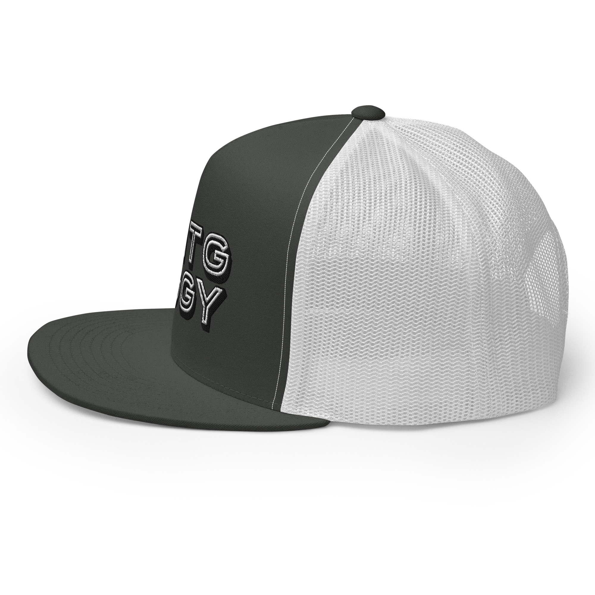 Steppin White Trucker Cap - Image 22