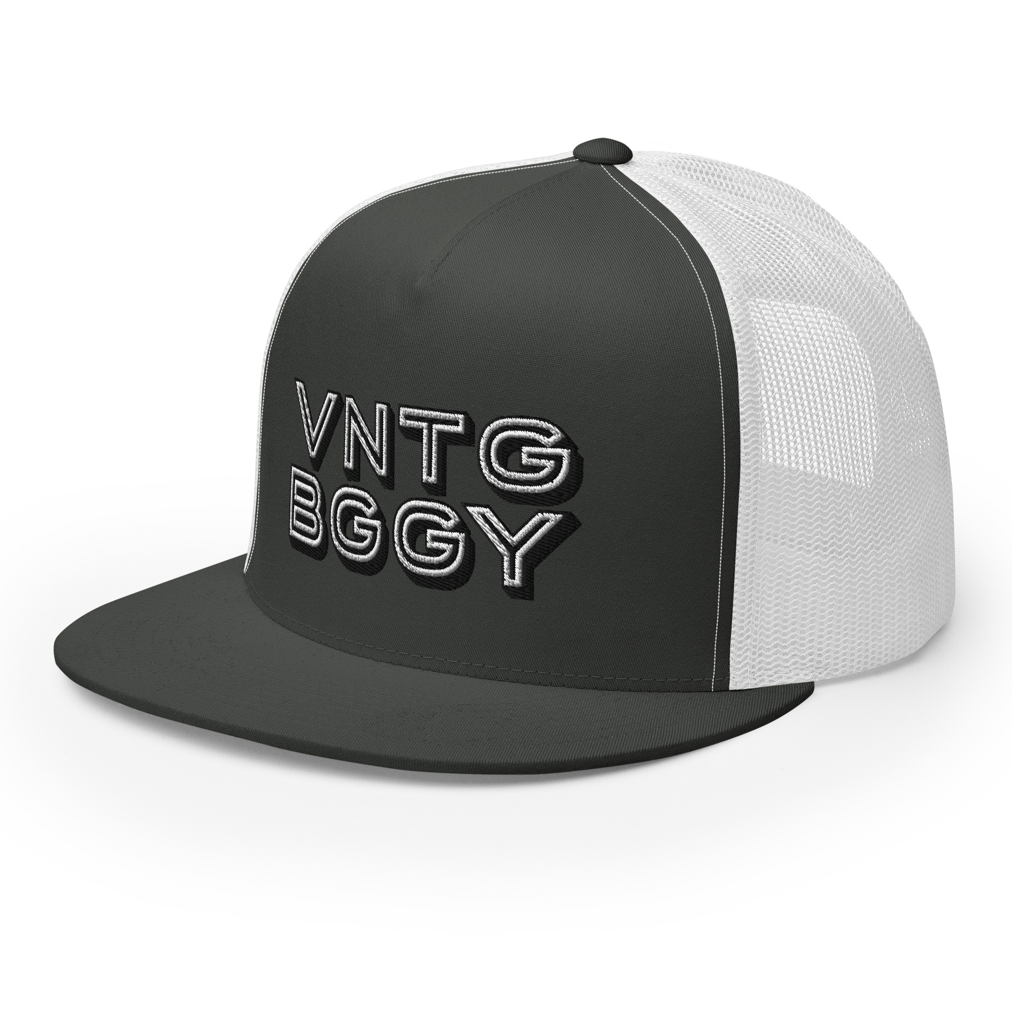 Steppin White Trucker Cap - Image 23