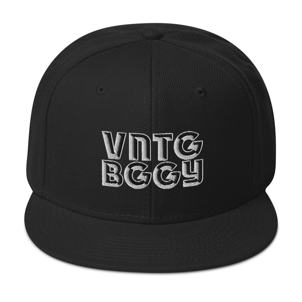 Steppin Black Snapback Hat - Image 6